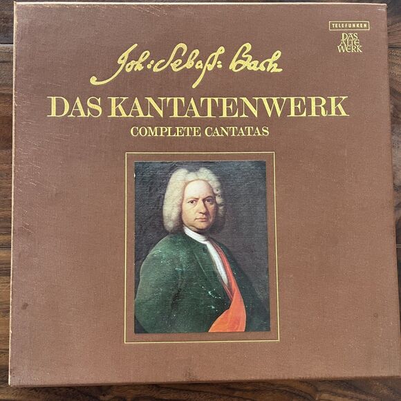 J. S. Bach Das Kantatenwerk Complete Cantatas Vol 18 LP Box Set 1977 Telefunken - Picture 1 of 8